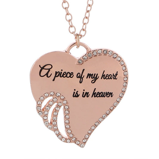 AmorAile - Herzanhänger mit Engelshörnern