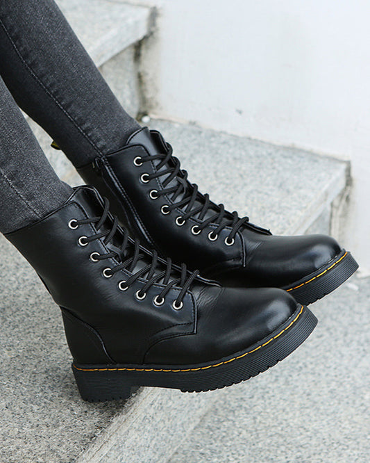 Irma - Robuste Leder-Boots mit Schnürung