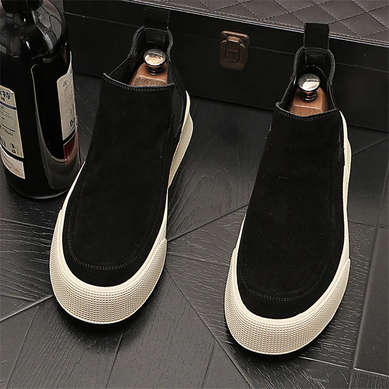 Théophile - Chelsea-Stiefel aus Wildleder Matteo für Herren