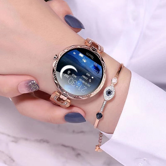BellePulse - Wasserdichte Fitness-Smartwatch für Frauen Pulsewatch