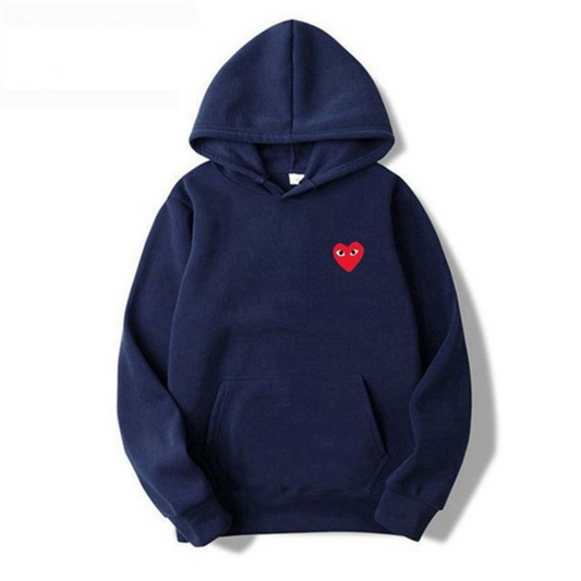 Héline - Kapuzenpullover für Damen, Herzmotiv und lässiger Stil