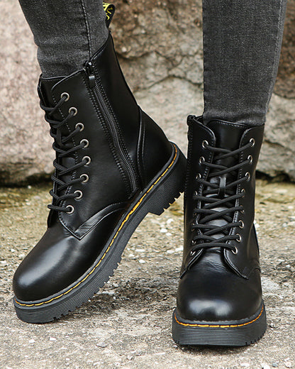 Irma - Robuste Leder-Boots mit Schnürung
