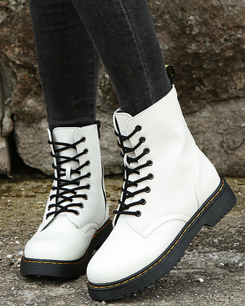 Irma - Robuste Leder-Boots mit Schnürung