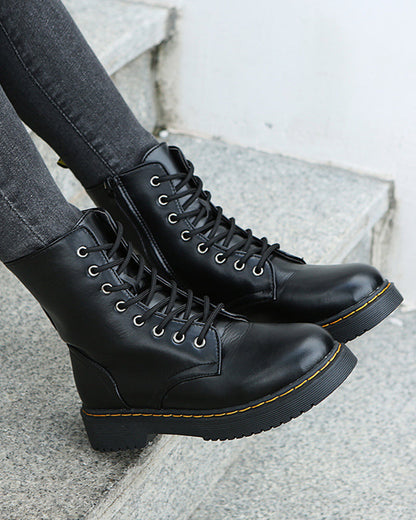 Irma - Robuste Leder-Boots mit Schnürung