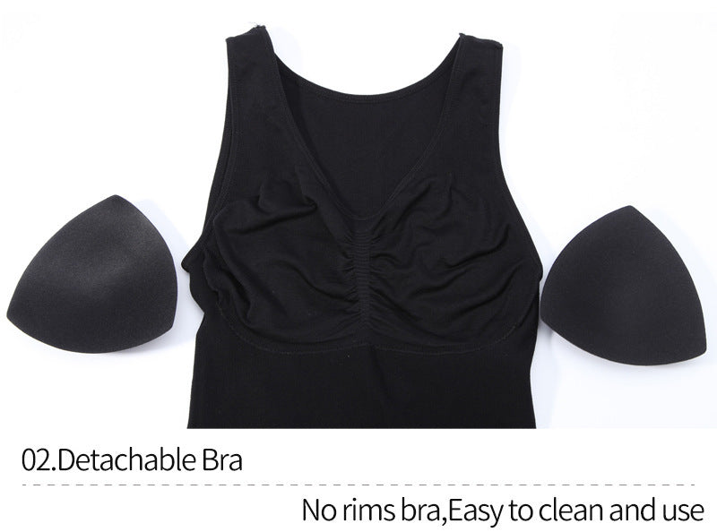 Figurformendes Shapewear Top mit integriertem BH und Bauchkontrolle für Damen