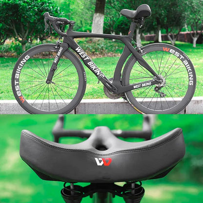RideZen - Bequemer, ergonomischer, extra großer und atmungsaktiver Fahrradsattel