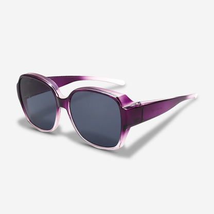 Elegante Oversize Sonnenbrille für Damen – Klassisches Design mit Gold-Detail & UV400 Schutz