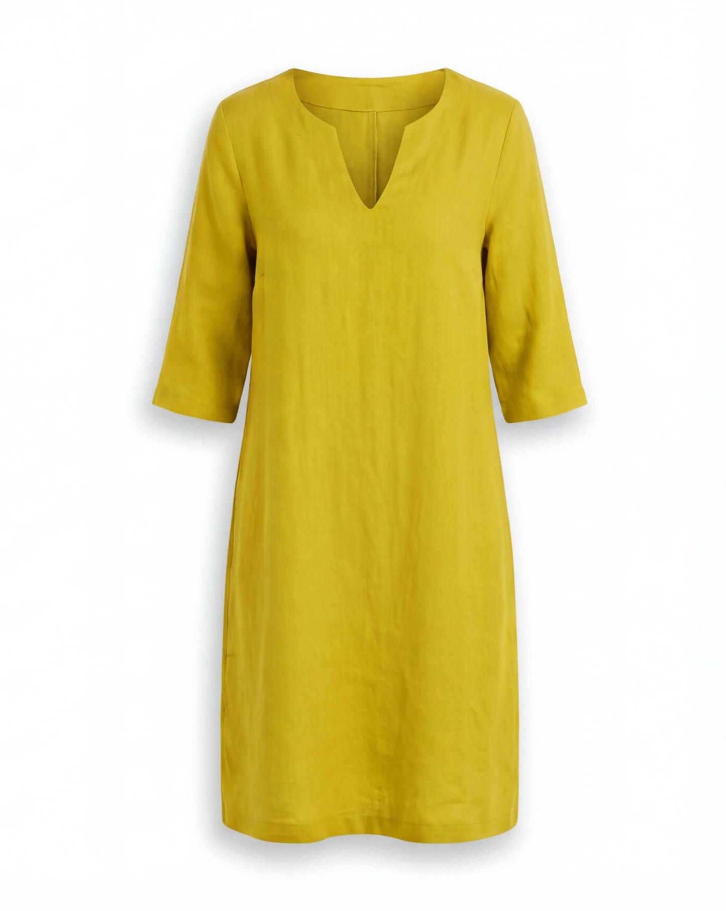 Leichtes Sommerkleid für Damen – Luftiges Kleid mit V-Ausschnitt & bequemer Passform