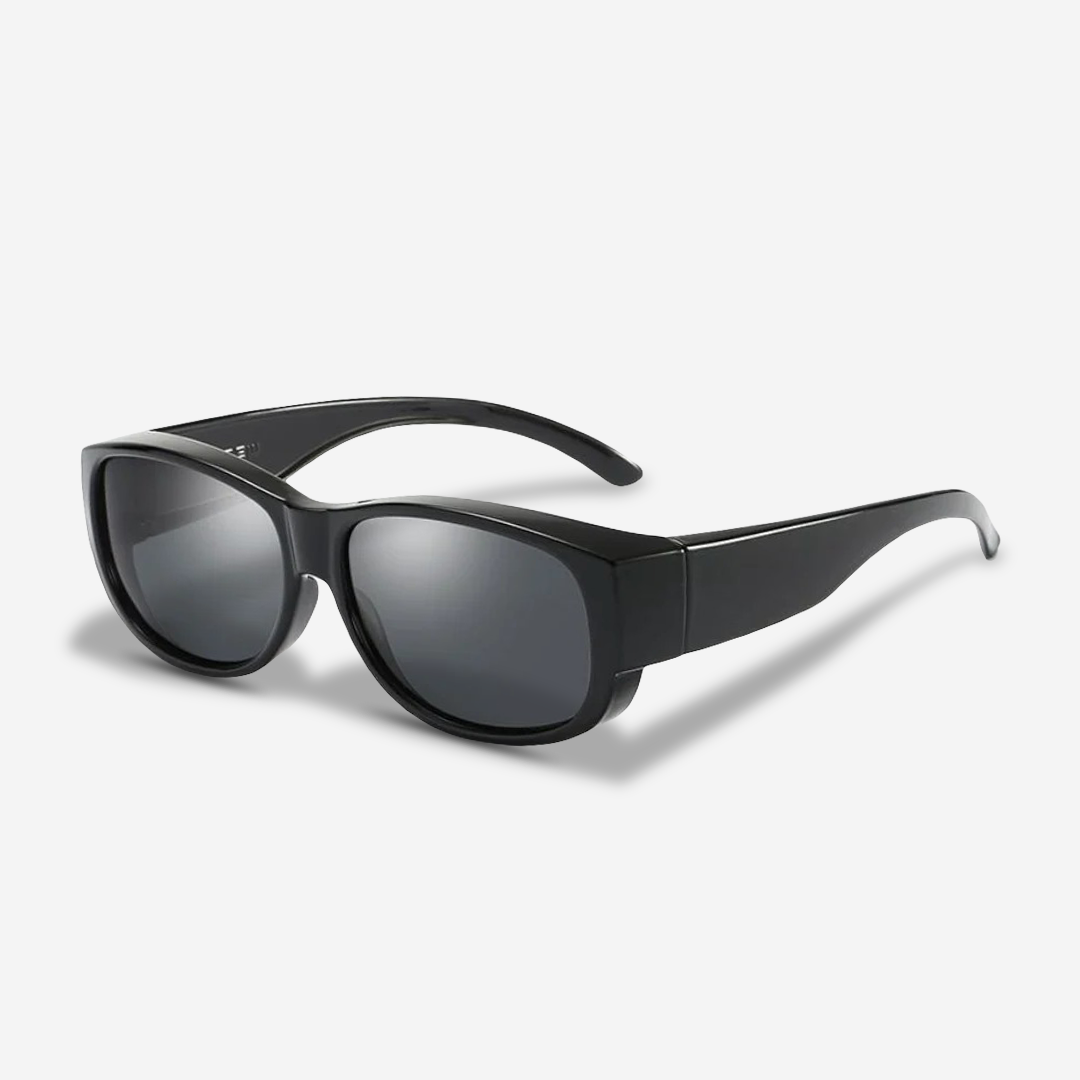 Elegante Oversize Sonnenbrille für Damen – Klassisches Design mit Gold-Detail & UV400 Schutz