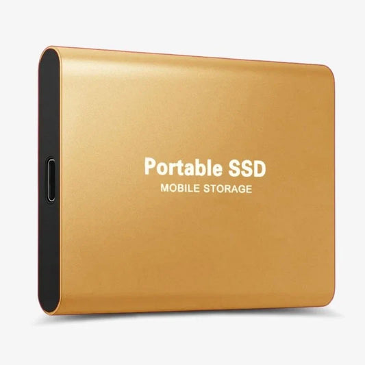 Ultraflache Portable SSD Festplatte mit USB-C – Schneller Externer Speicher für PC, Laptop & Smartphone