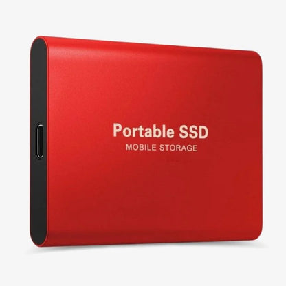 Ultraflache Portable SSD Festplatte mit USB-C – Schneller Externer Speicher für PC, Laptop & Smartphone