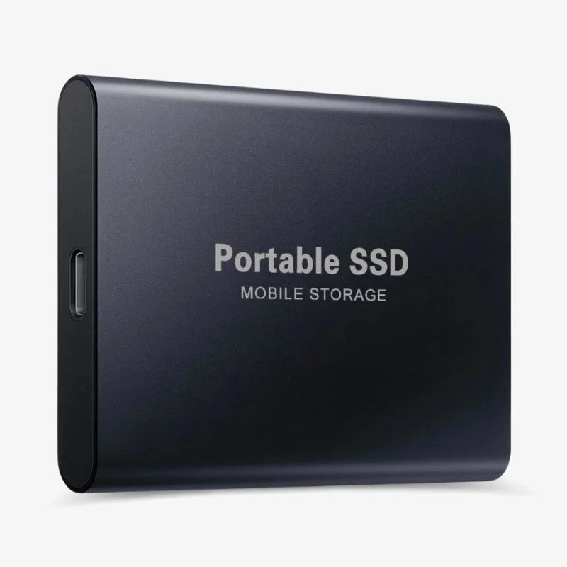 Ultraflache Portable SSD Festplatte mit USB-C – Schneller Externer Speicher für PC, Laptop & Smartphone
