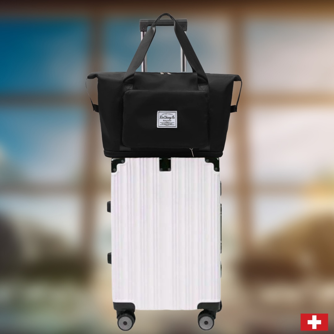 Große Damen Reisetasche mit Schuhfach – Faltbare Travel Bag für Handgepäck & Wochenende