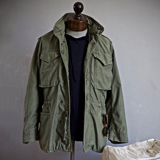 Nathan - Elegante Militärjacke in Dunkelgrün für Herren | Zeitloses Design