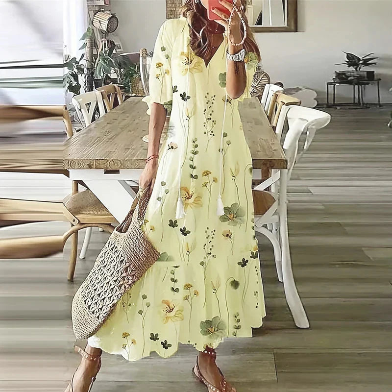 Sandrina - Maxikleid Bohème