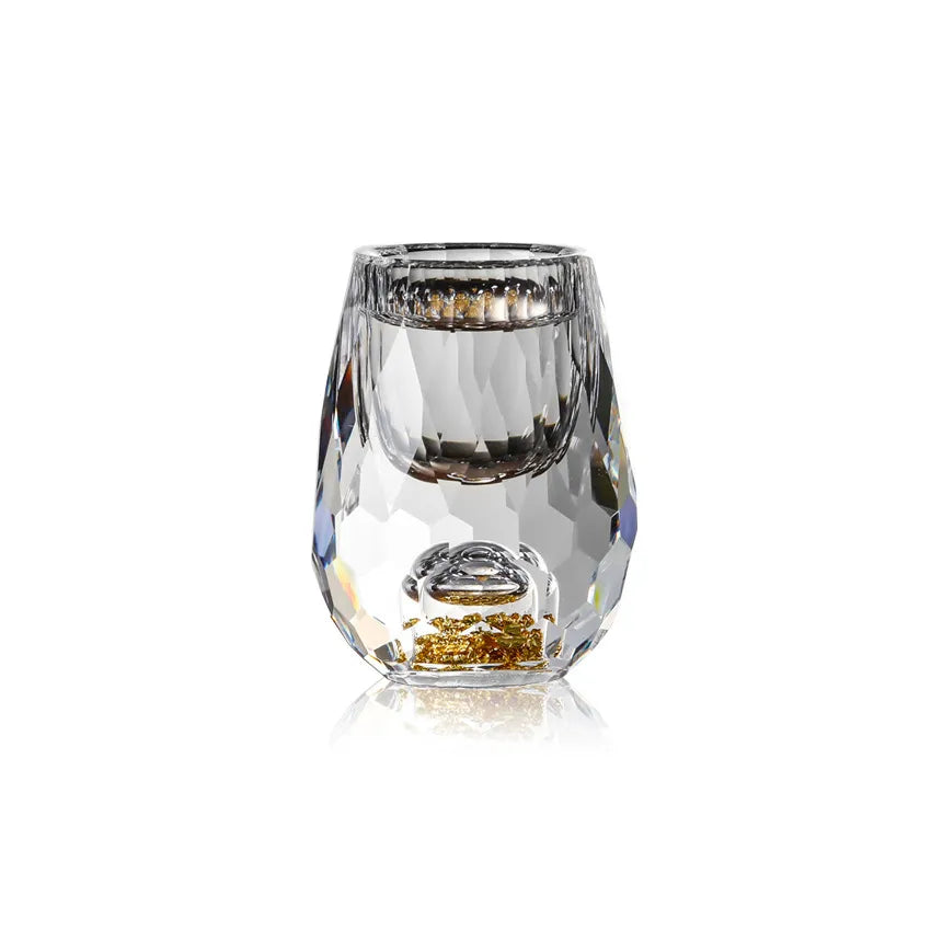Kinverre - Japanischer Sake-Glas mit Handgelegtem Goldblatt