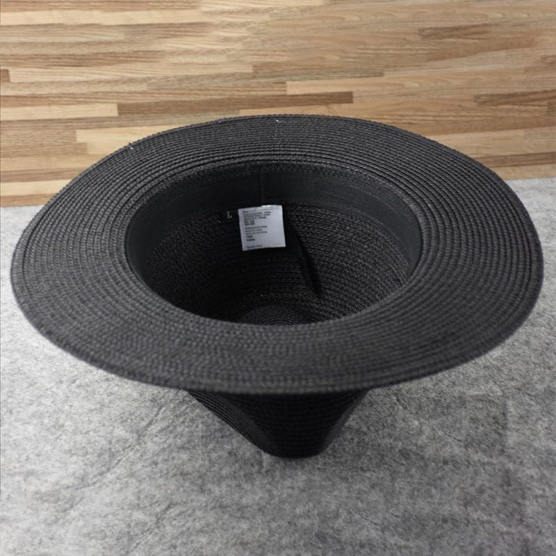 Klassischer Fedora Strohhut für Herren – Eleganter Sommerhut mit UV-Schutz & Reiseetui