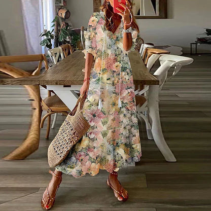 Sandrina - Maxikleid Bohème
