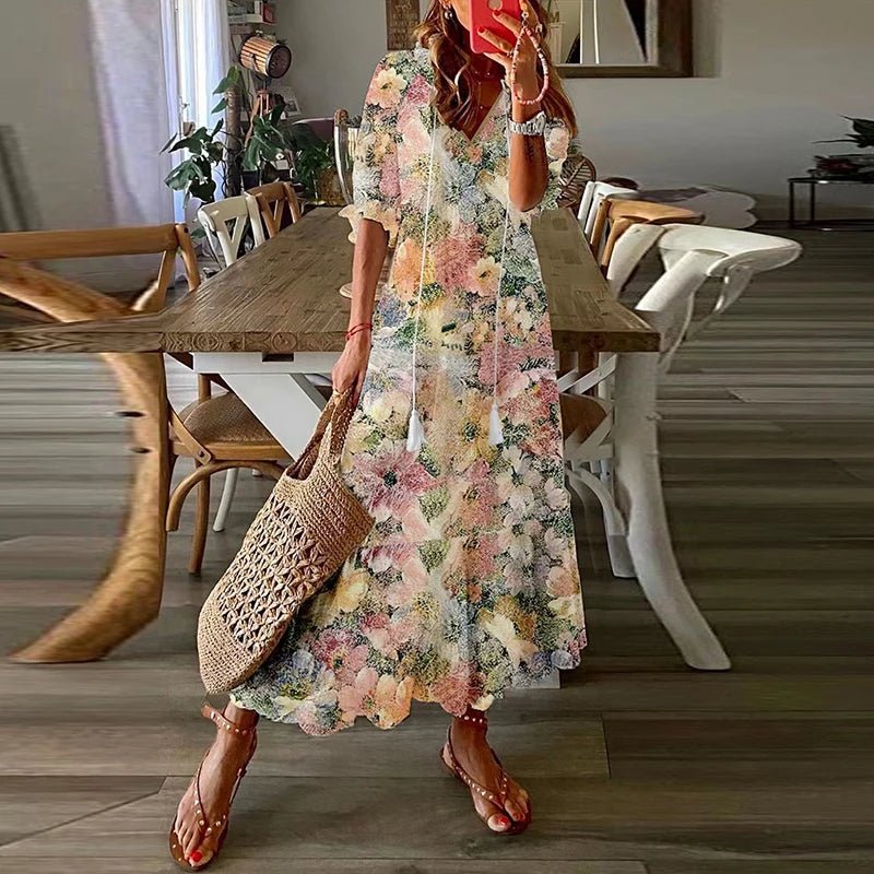 Sandrina - Maxikleid Bohème
