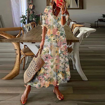 Sandrina - Maxikleid Bohème