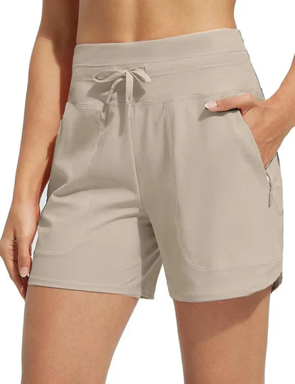 Sportliche Shorts für Damen – Bequeme Freizeit- & Trainingshose mit Taschen