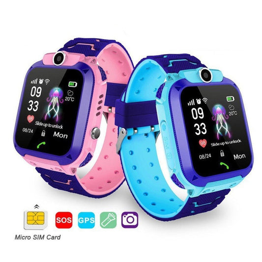Alervia - Smartwatch für Kinder mit GPS, Kamera, Anrufen und SOS-Taste