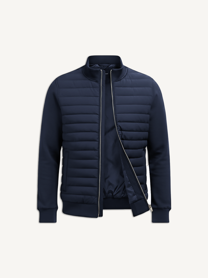 Leichte Herren Steppjacke mit Reißverschluss – Moderne Übergangsjacke Atmungsaktiv & Stylisch