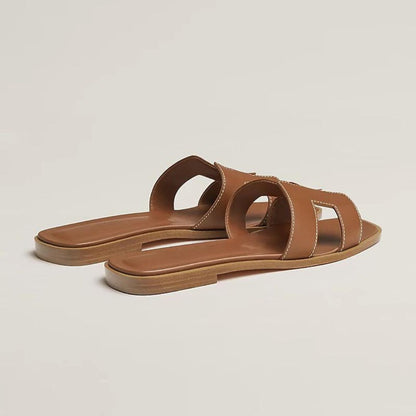 Elegante Slide-Sandalen für Damen mit Cut-Out Design – Flache Sommer Pantoletten