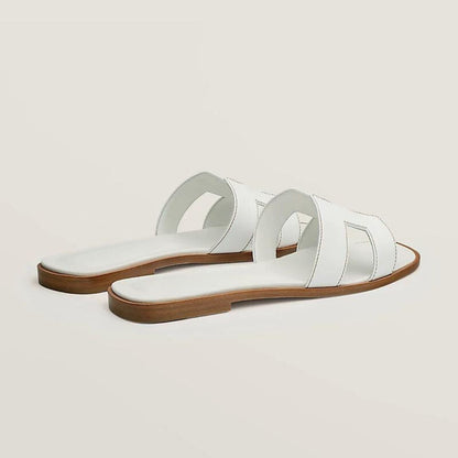 Elegante Slide-Sandalen für Damen mit Cut-Out Design – Flache Sommer Pantoletten