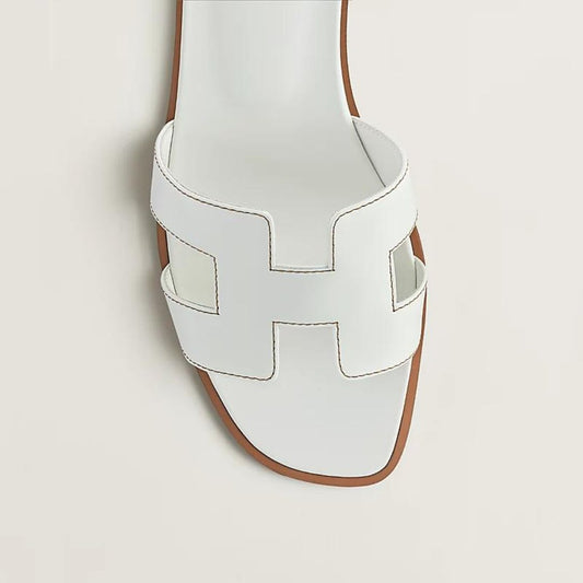 Elegante Slide-Sandalen für Damen mit Cut-Out Design – Flache Sommer Pantoletten
