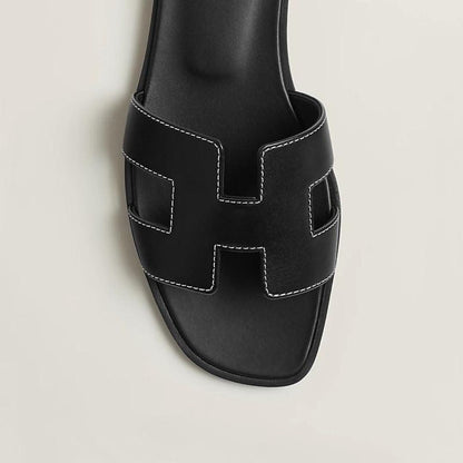 Elegante Slide-Sandalen für Damen mit Cut-Out Design – Flache Sommer Pantoletten