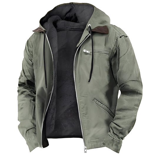 Armand - Elegante Herrenjacke mit Kapuze und Taschen