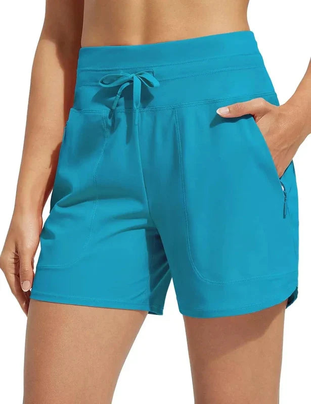 Sportliche Shorts für Damen – Bequeme Freizeit- & Trainingshose mit Taschen