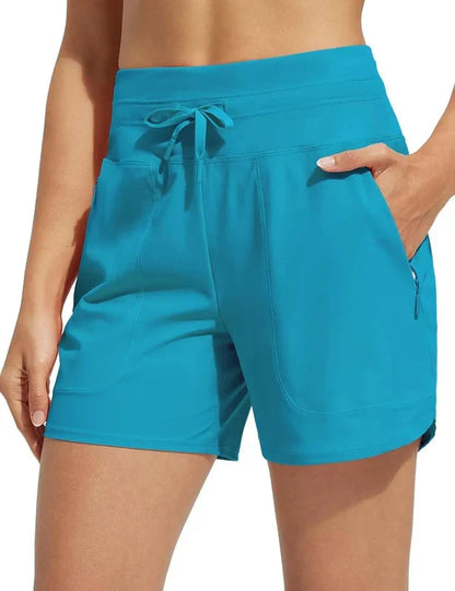 Sportliche Shorts für Damen – Bequeme Freizeit- & Trainingshose mit Taschen