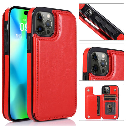 Magnoria - Luxuriöse Ledertasche für das Handy mit Kartenfächern, Fotobereich und Magnetverschluss