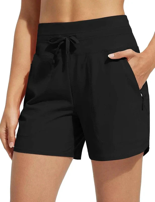 Sportliche Shorts für Damen – Bequeme Freizeit- & Trainingshose mit Taschen