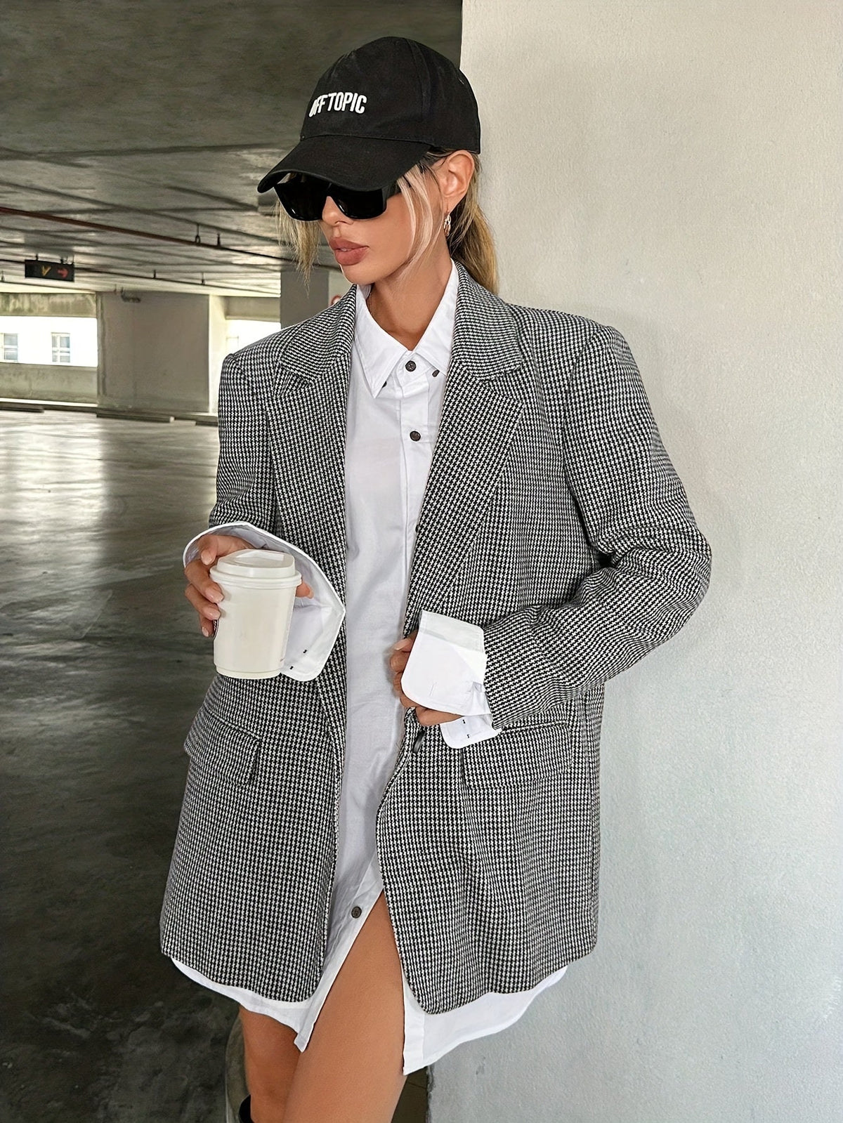 Florélie - Eleganter Beiger Langblazer für Damen | Business Casual – Perfekte Frühlingsjacke