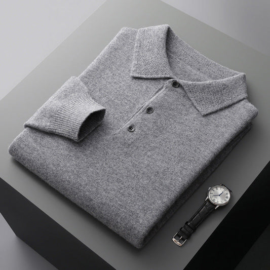 Théodore - Polo | Premium Herren-Polo aus Kaschmir | Herren | Kaschmir | Klassischer Schnitt, Weich und Vielseitig