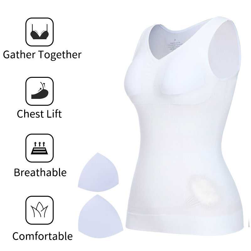 Figurformendes Shapewear Top mit integriertem BH und Bauchkontrolle für Damen