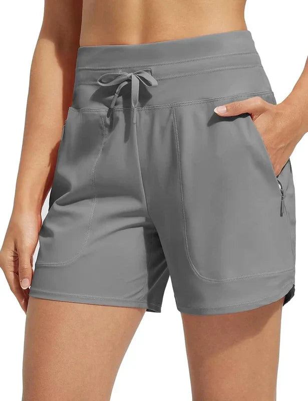 Sportliche Shorts für Damen – Bequeme Freizeit- & Trainingshose mit Taschen