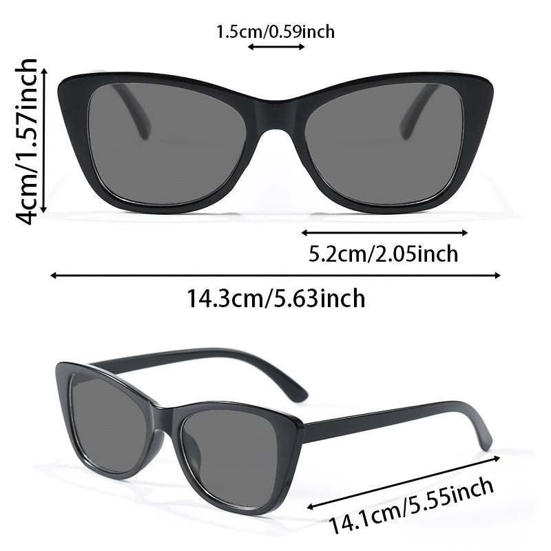 Elegante Cat-Eye Sonnenbrille für Damen – UV400 Schutz & Zeitloser Streetstyle