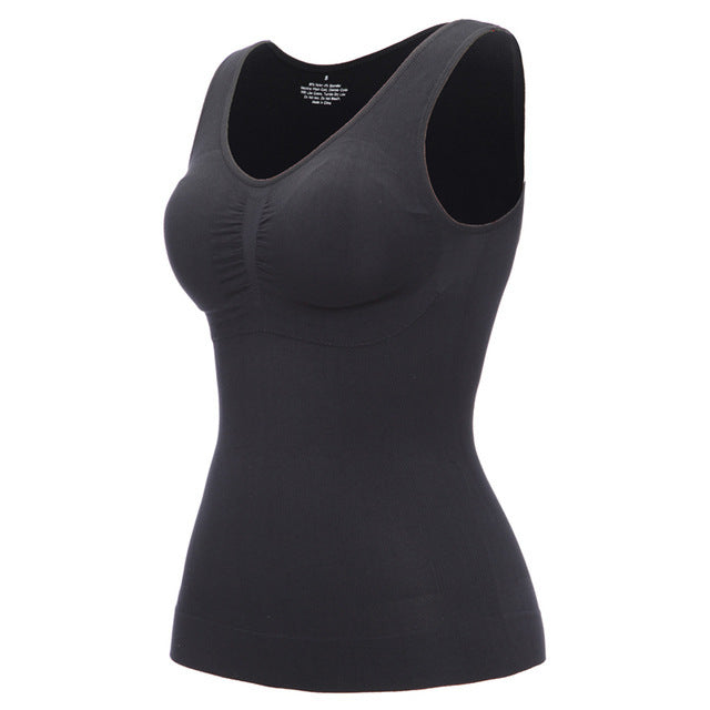 Figurformendes Shapewear Top mit integriertem BH und Bauchkontrolle für Damen