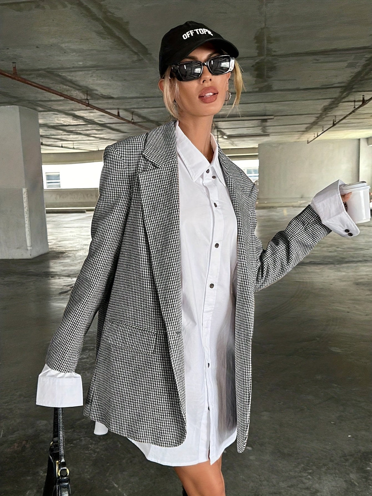 Florélie - Eleganter Beiger Langblazer für Damen | Business Casual – Perfekte Frühlingsjacke