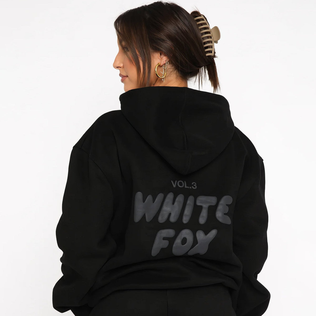 Oréline - Elegantes Zweiteiliges Set: Hoodie und Hochtaillierte Jogginghose in Sanften Farben