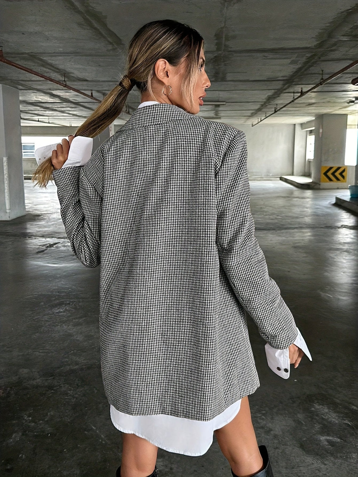 Florélie - Eleganter Beiger Langblazer für Damen | Business Casual – Perfekte Frühlingsjacke