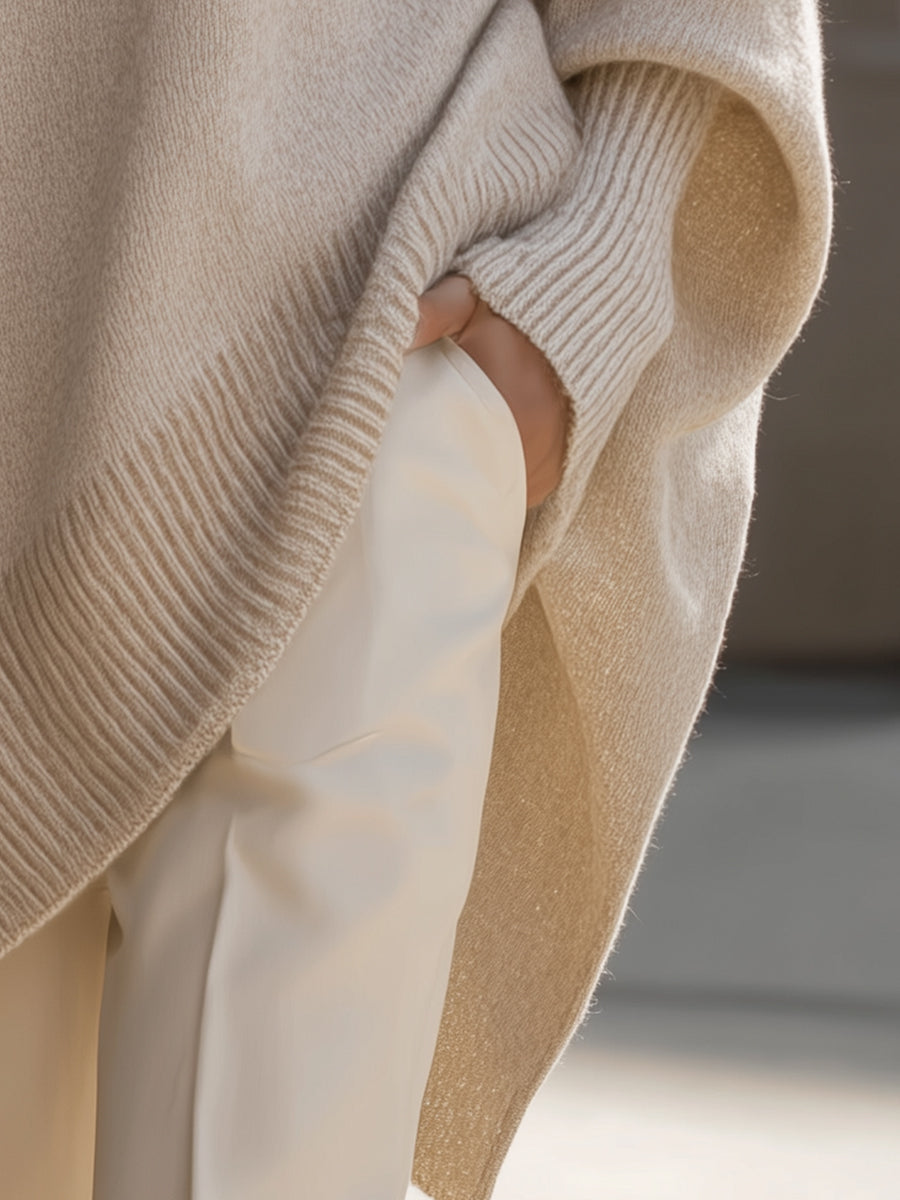 Améthys - Oversize-Pullover für Damen, schick und elegant, mühelose Eleganz