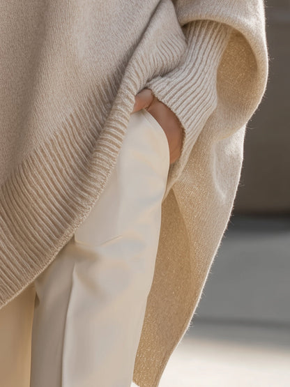 Améthys - Oversize-Pullover für Damen, schick und elegant, mühelose Eleganz