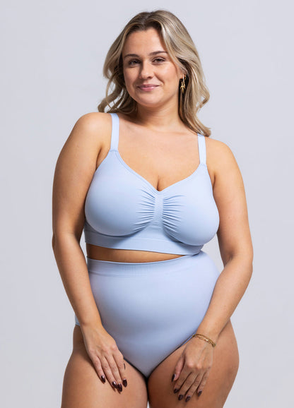 Nahtloser BH mit Raff-Detail – Bequem, Formgebend & Verstellbare Träger für Damen