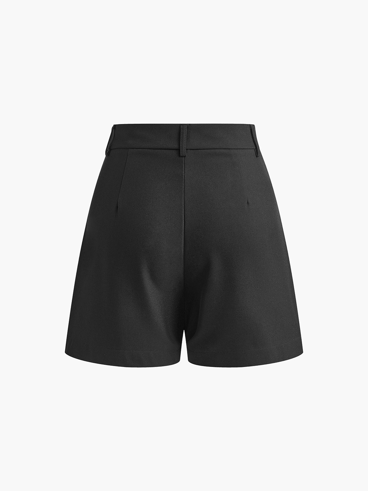 Elegante High-Waist Shorts für Damen – Business Casual Shorts mit lockerer Passform & Bügelfalte
