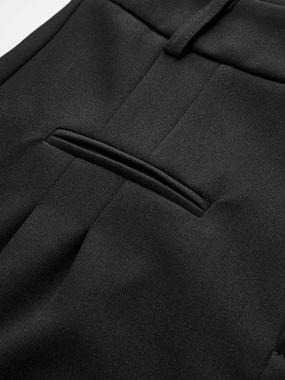 Elegante High-Waist Shorts für Damen – Business Casual Shorts mit lockerer Passform & Bügelfalte